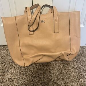 Michael Kors Beige Leather Tote